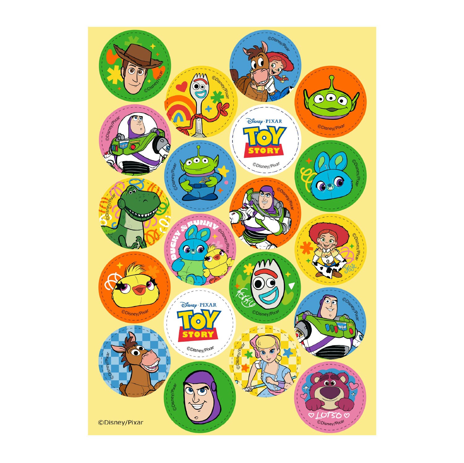 Toy Story Fondant-Muffindekorationen 20er-Pack