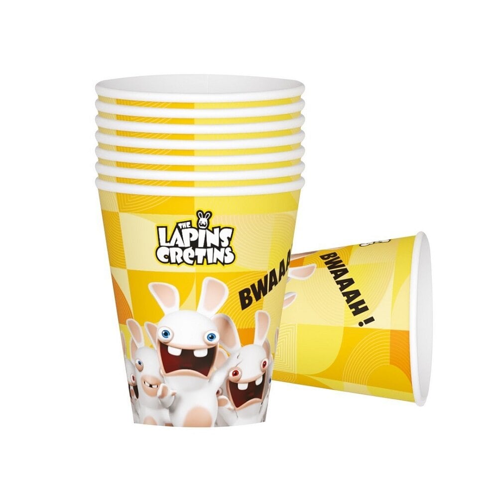 Rabbids - Pappbecher 8er-Pack