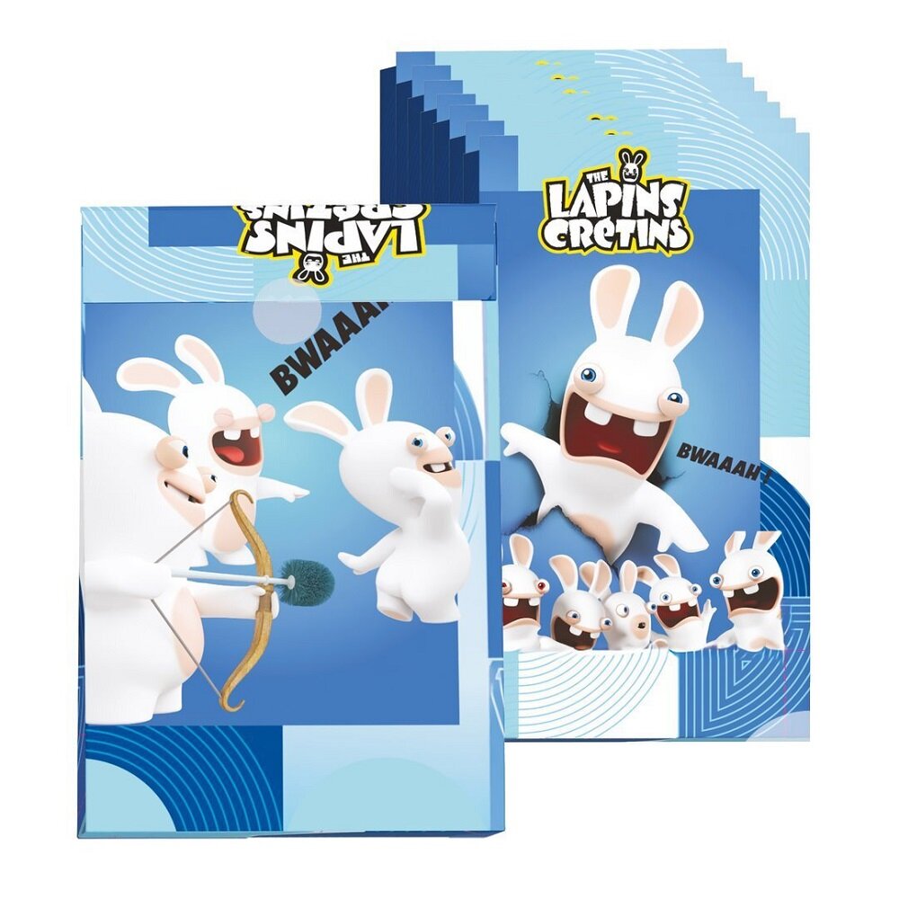 Rabbids - Geschenktüten aus Pappe 8er-Pack