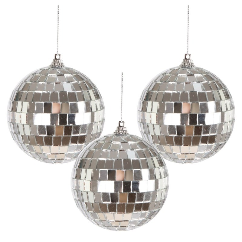 Discokugeln 8 cm 3er-Pack