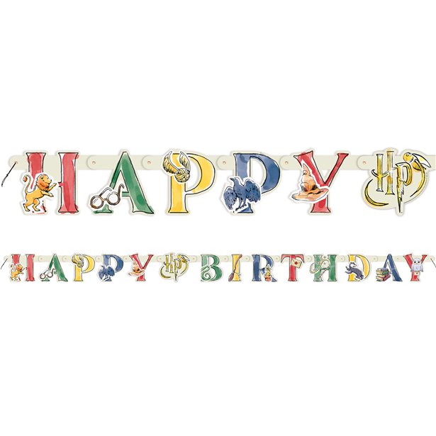 Harry Potter - Girlande Happy Birthday
