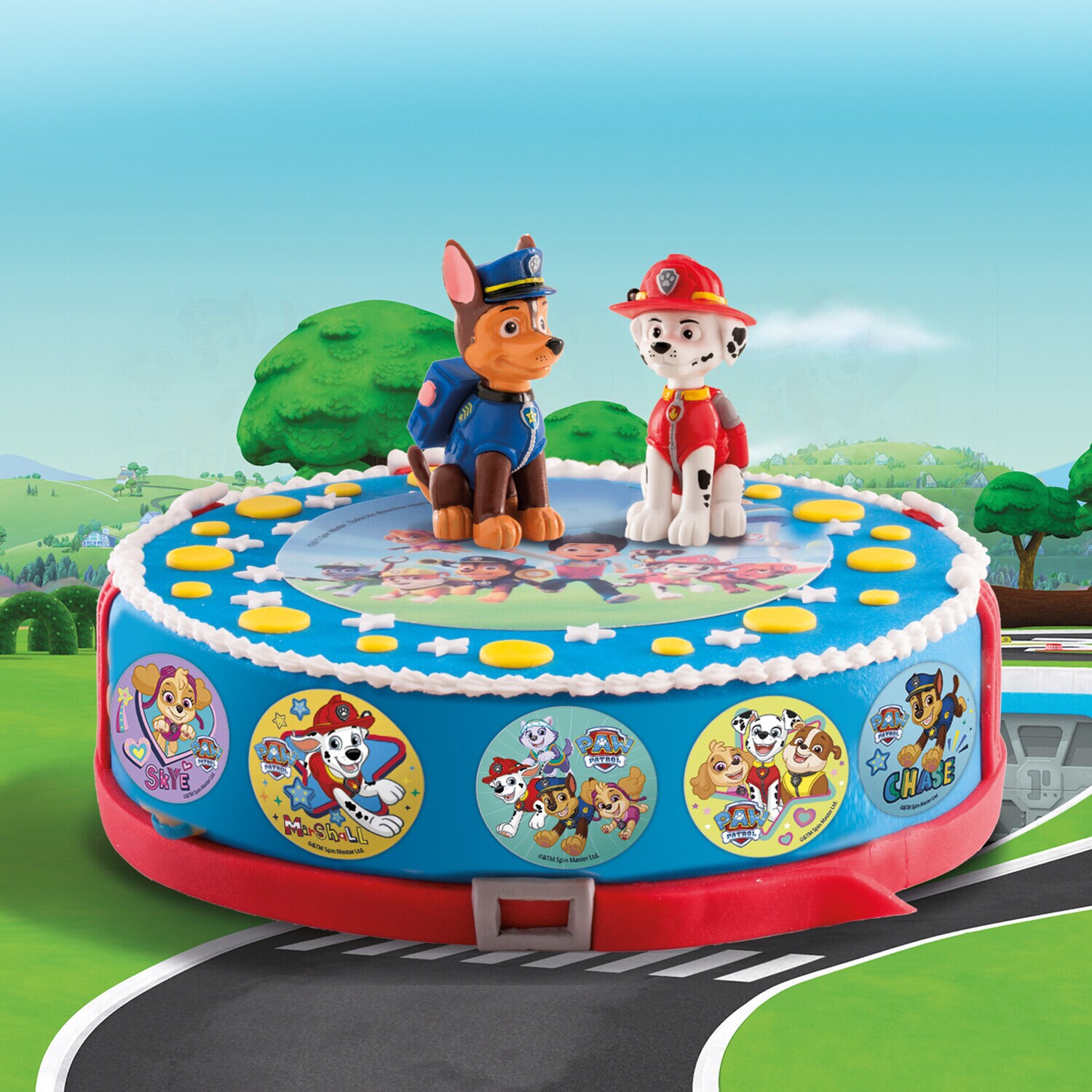 Paw Patrol - Muffinaufleger Fondant 6er-Pack