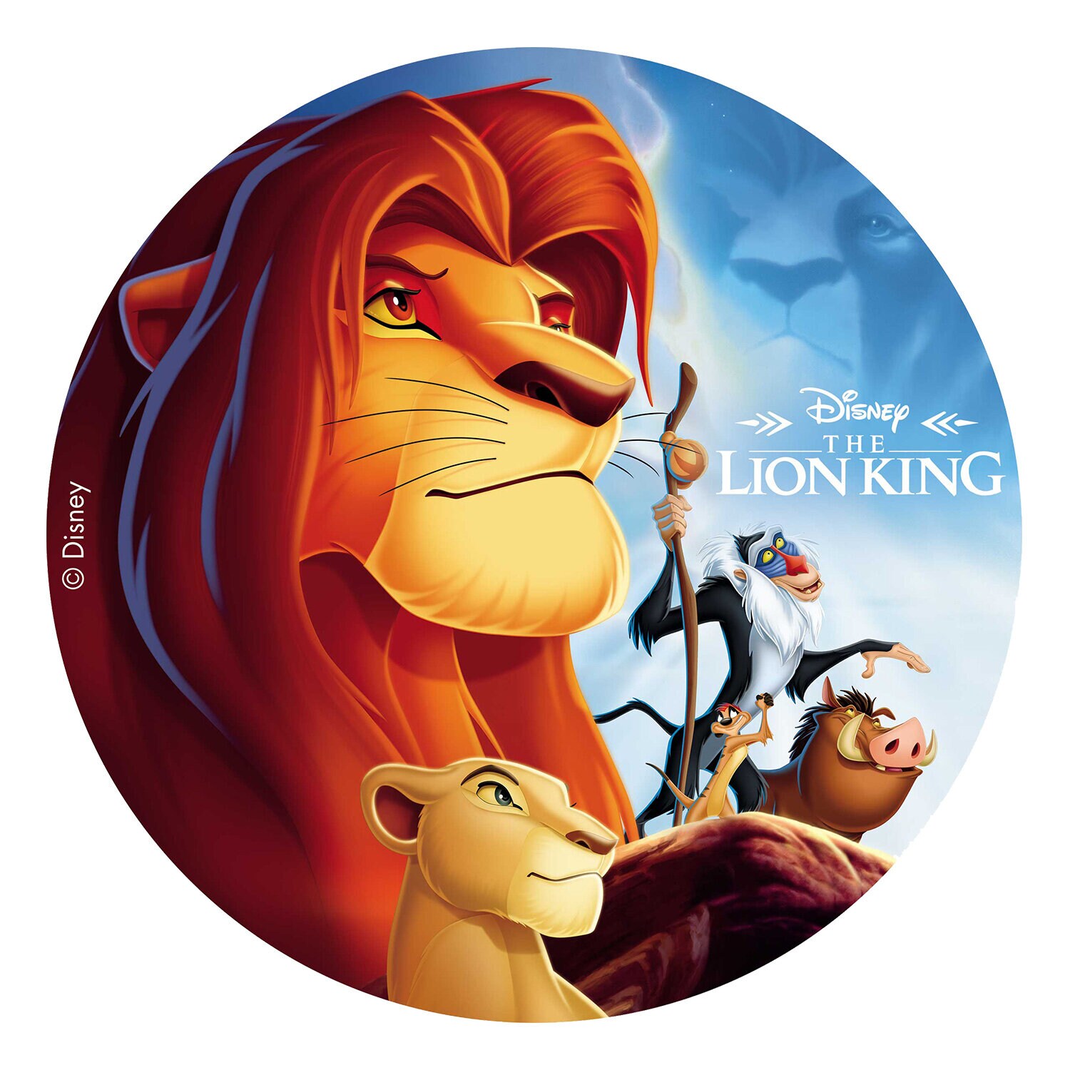 Tortenaufleger Disney Der König der Löwen - Fondant 20 cm