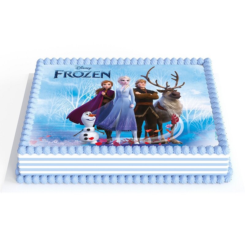 Tortenaufleger Die Eiskönigin 2 - Fondant 15 x 21 cm