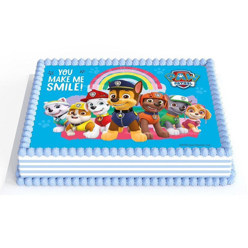 Tortenaufleger Paw Patrol - Fondant 15 x 21 cm