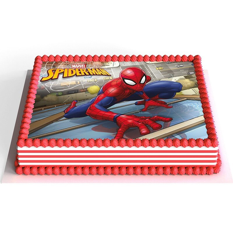 Tortenaufleger Spiderman - Fondant 15 x 21 cm