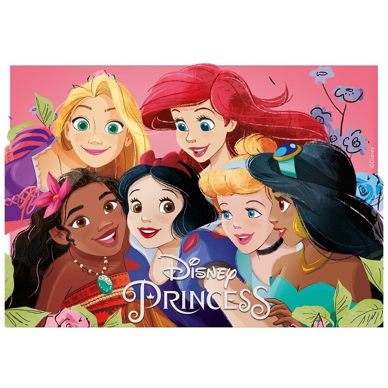 Tortenaufleger Disney Prinzessinnen - Fondant 15 x 21 cm