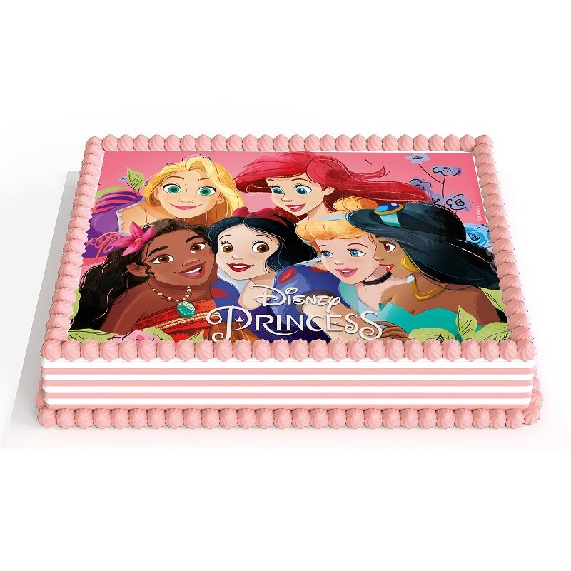Tortenaufleger Disney Prinzessinnen - Fondant 15 x 21 cm