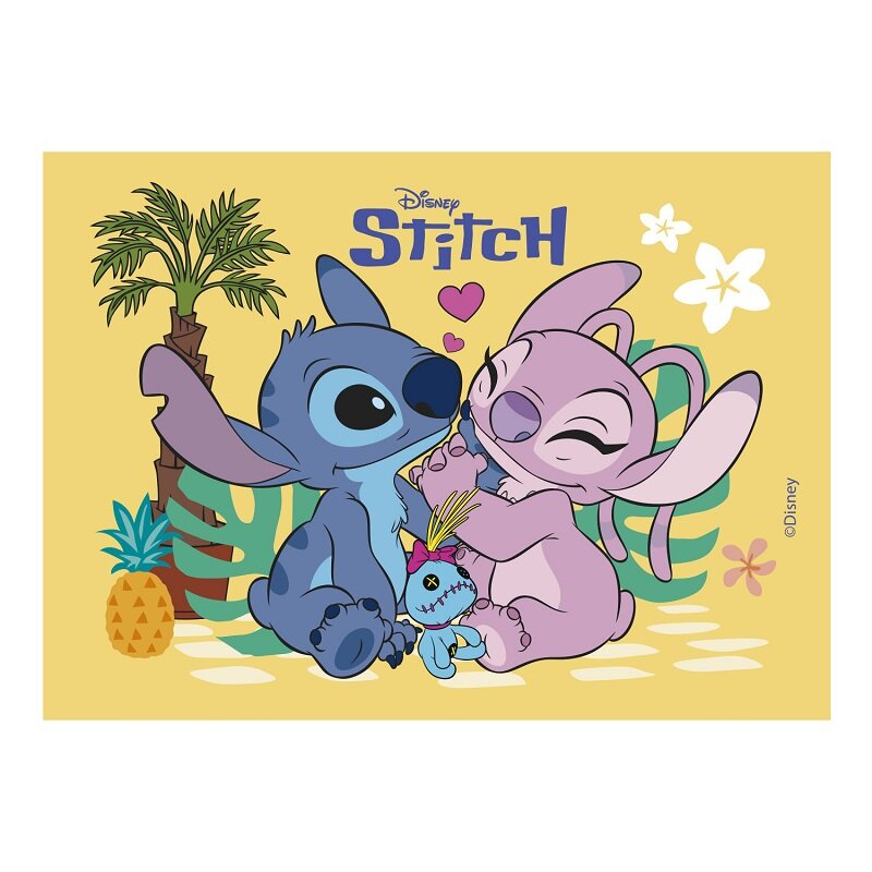 Tortenaufleger Lilo & Stitch - Fondant 15 x 21 cm