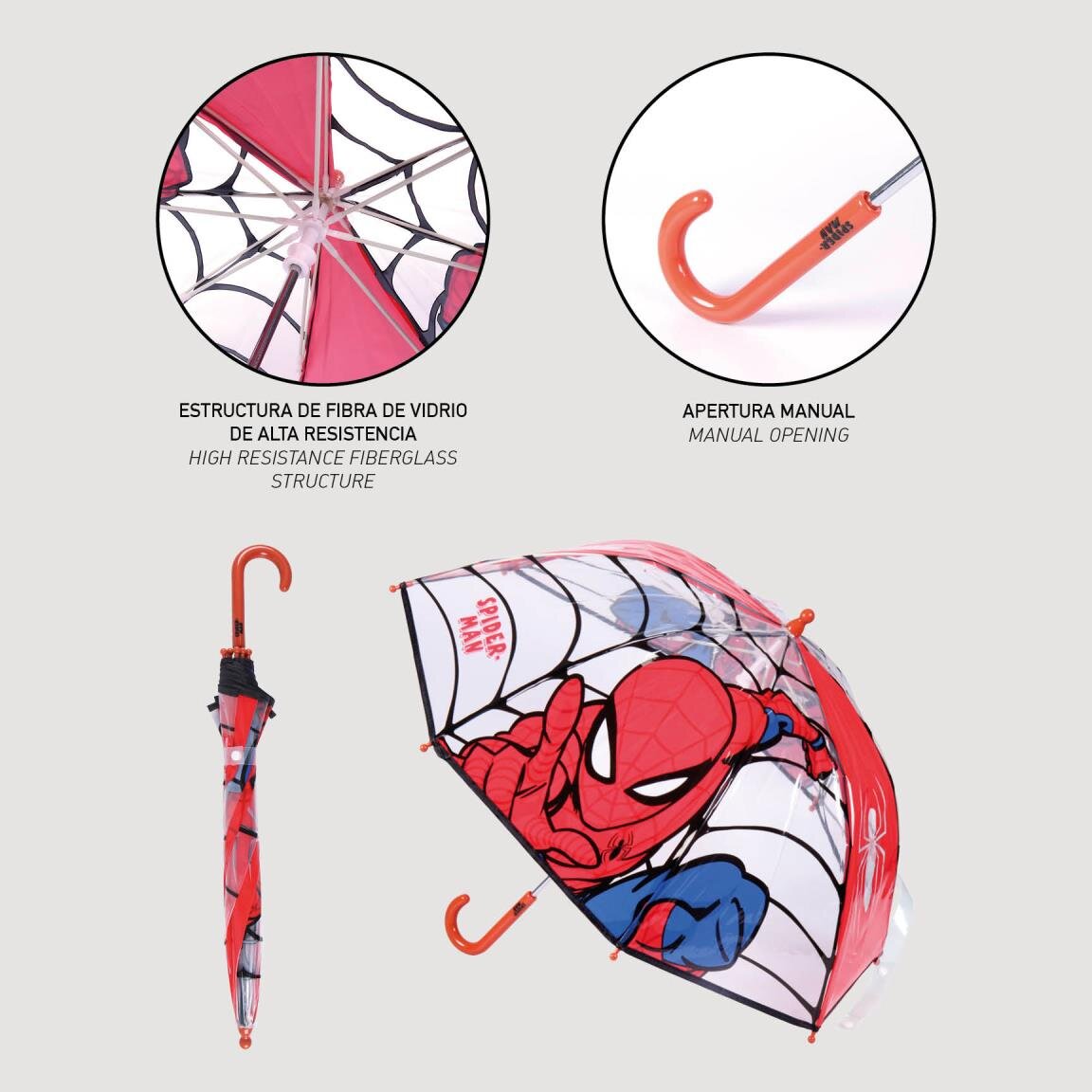 Spider-Man Kinderregenschirm
