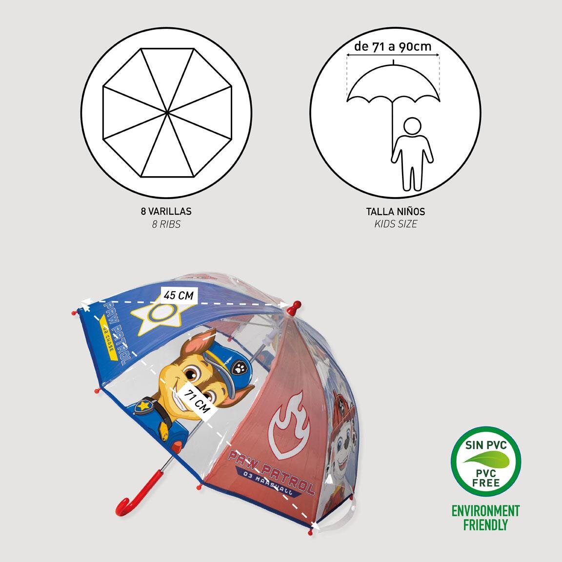 Paw Patrol Kinderregenschirm