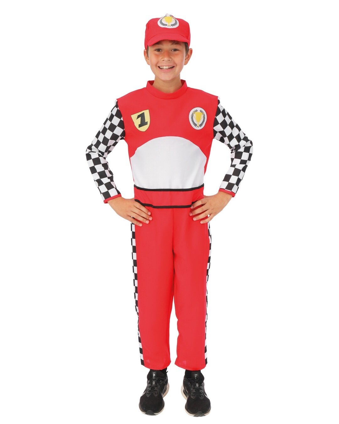 F1 Rennfahrer Kinderkostüm 5-6 Jahre