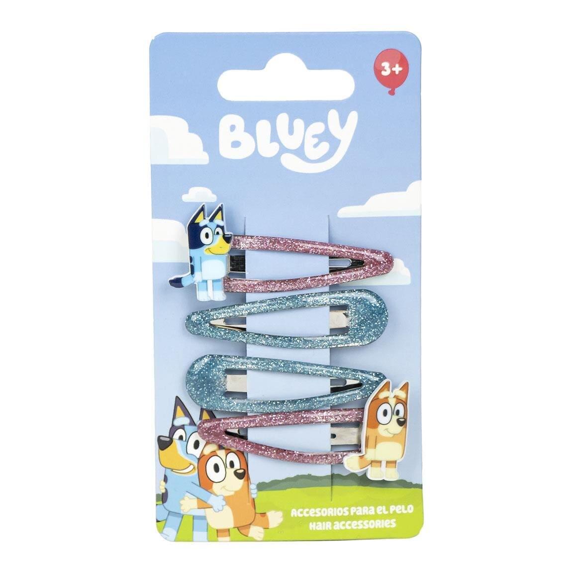 Bluey - Haarspangen 4er-Pack