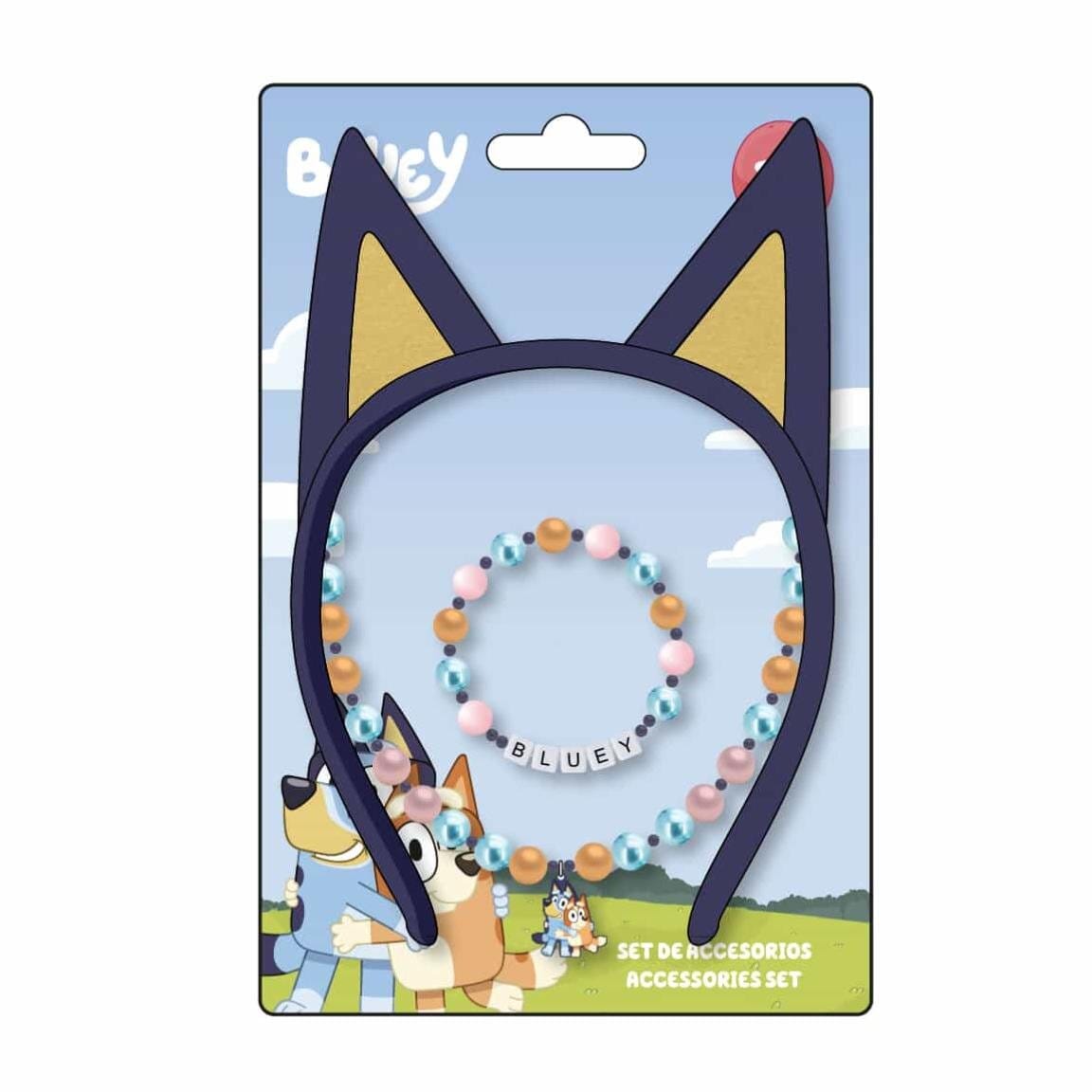 Bluey - Diadem, Armband & Halskette 3er-Pack
