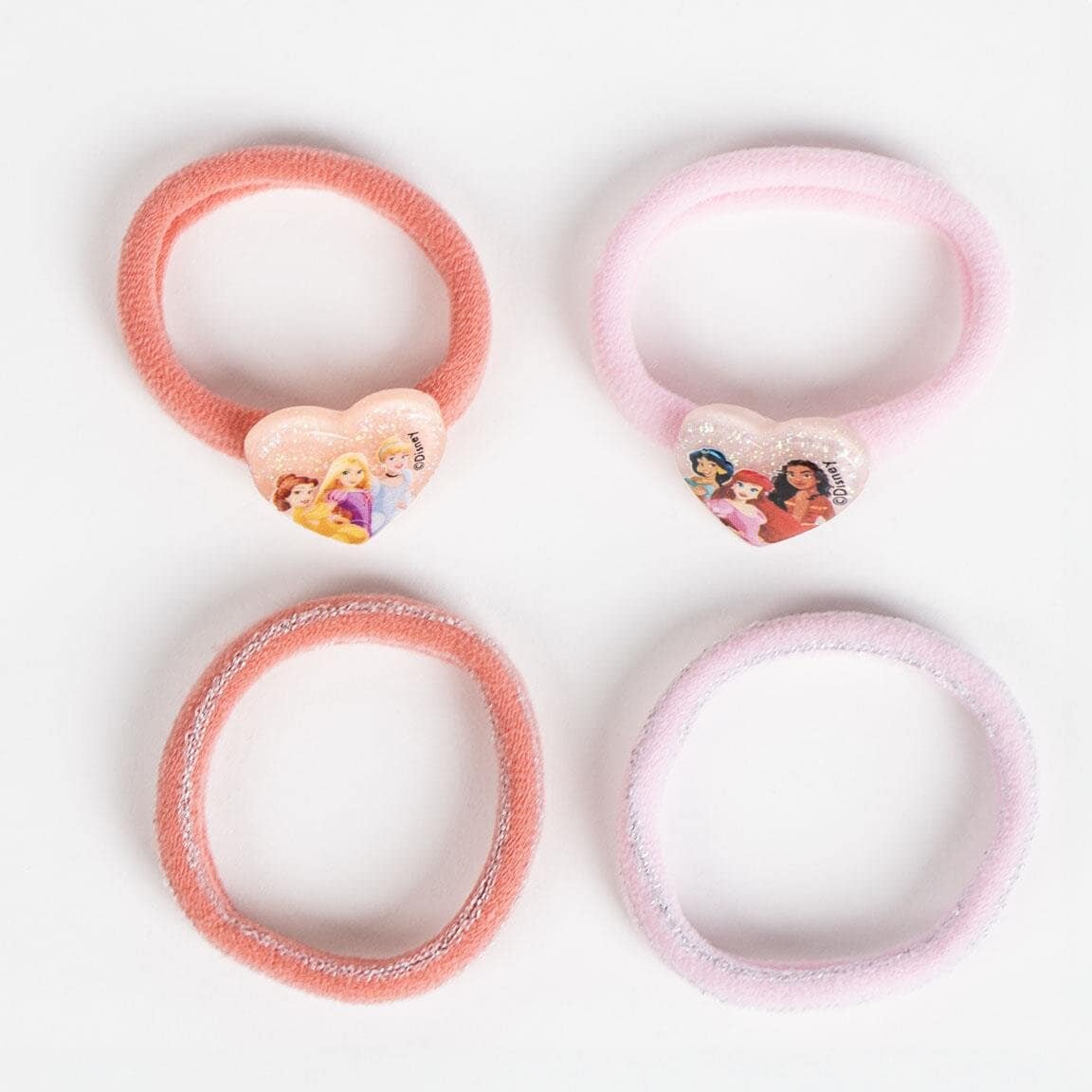 Disney Prinzessinnen - Haargummis 4er-Pack