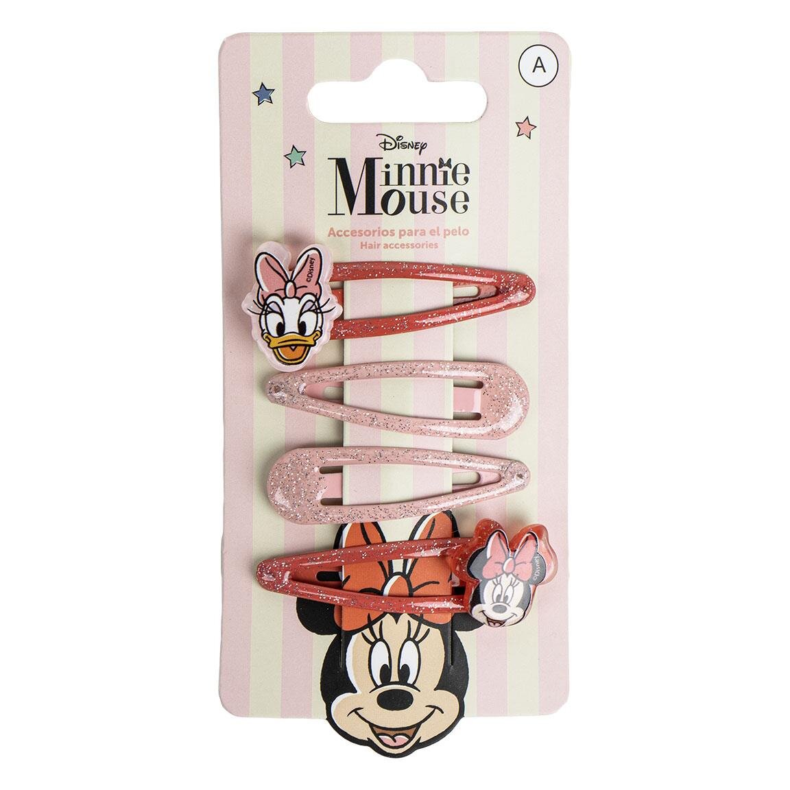Minnie Maus - Haarspangen 4er-Pack