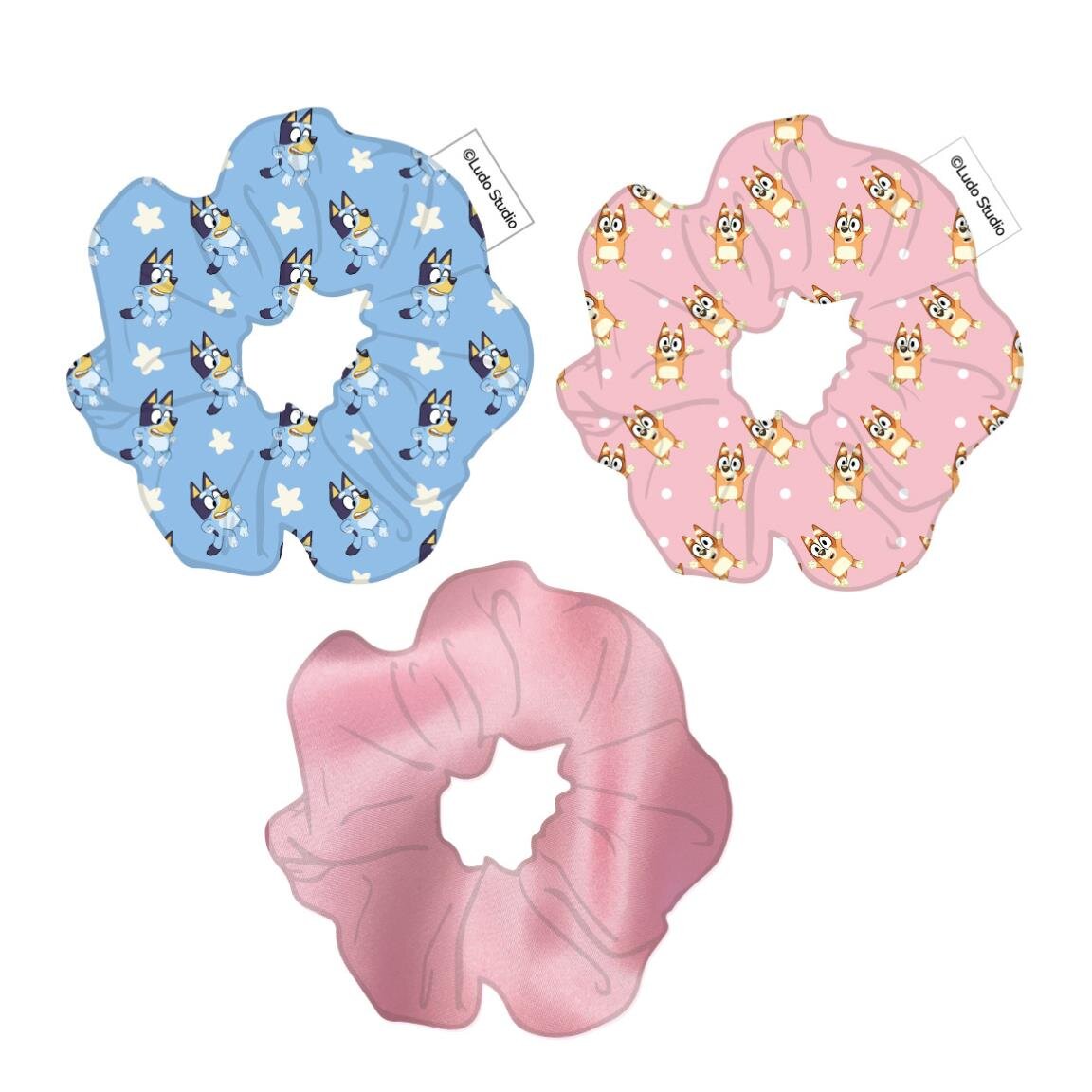 Bluey - Scrunchies 3er-Pack