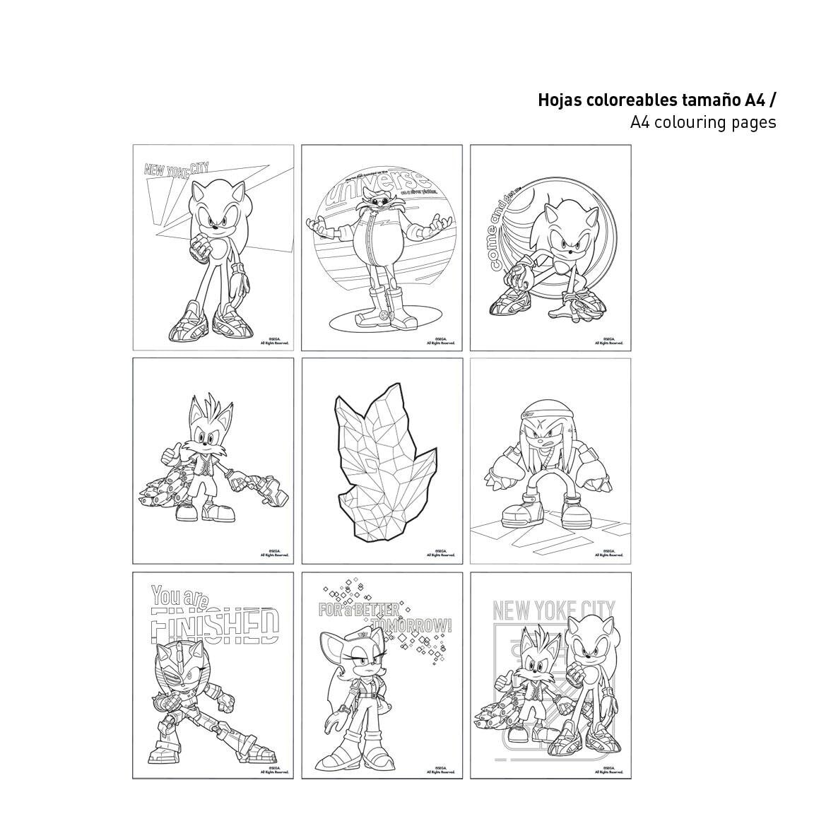 Sonic the Hedgehog - Mal- und Bastelset