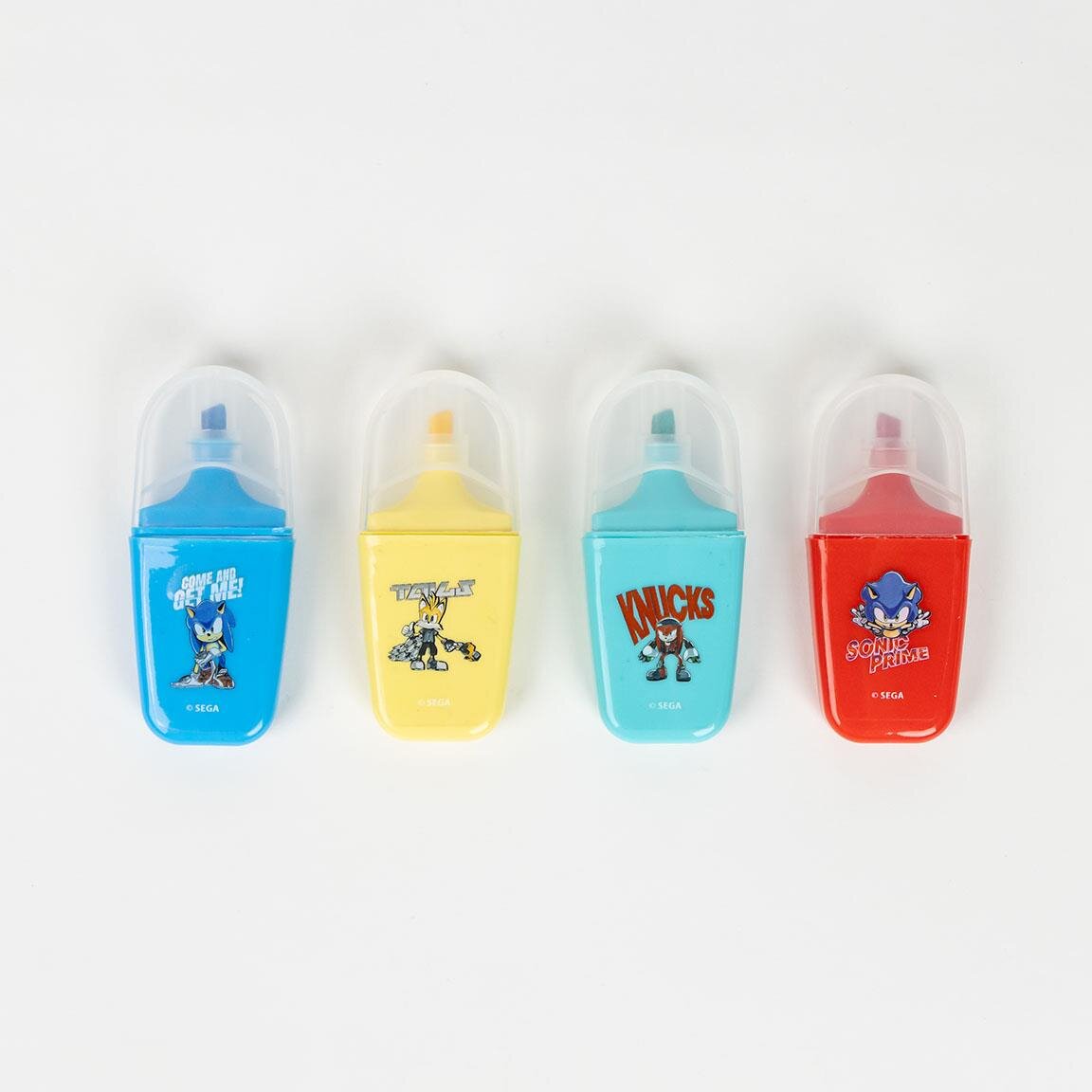 Sonic Prime - Textmarker 4er-Pack