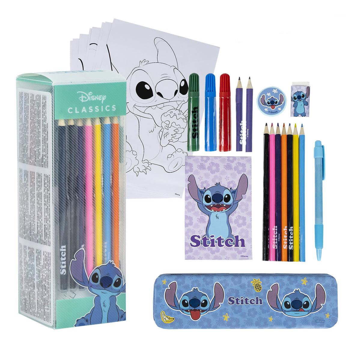 Stitch Mal- und Zeichenset