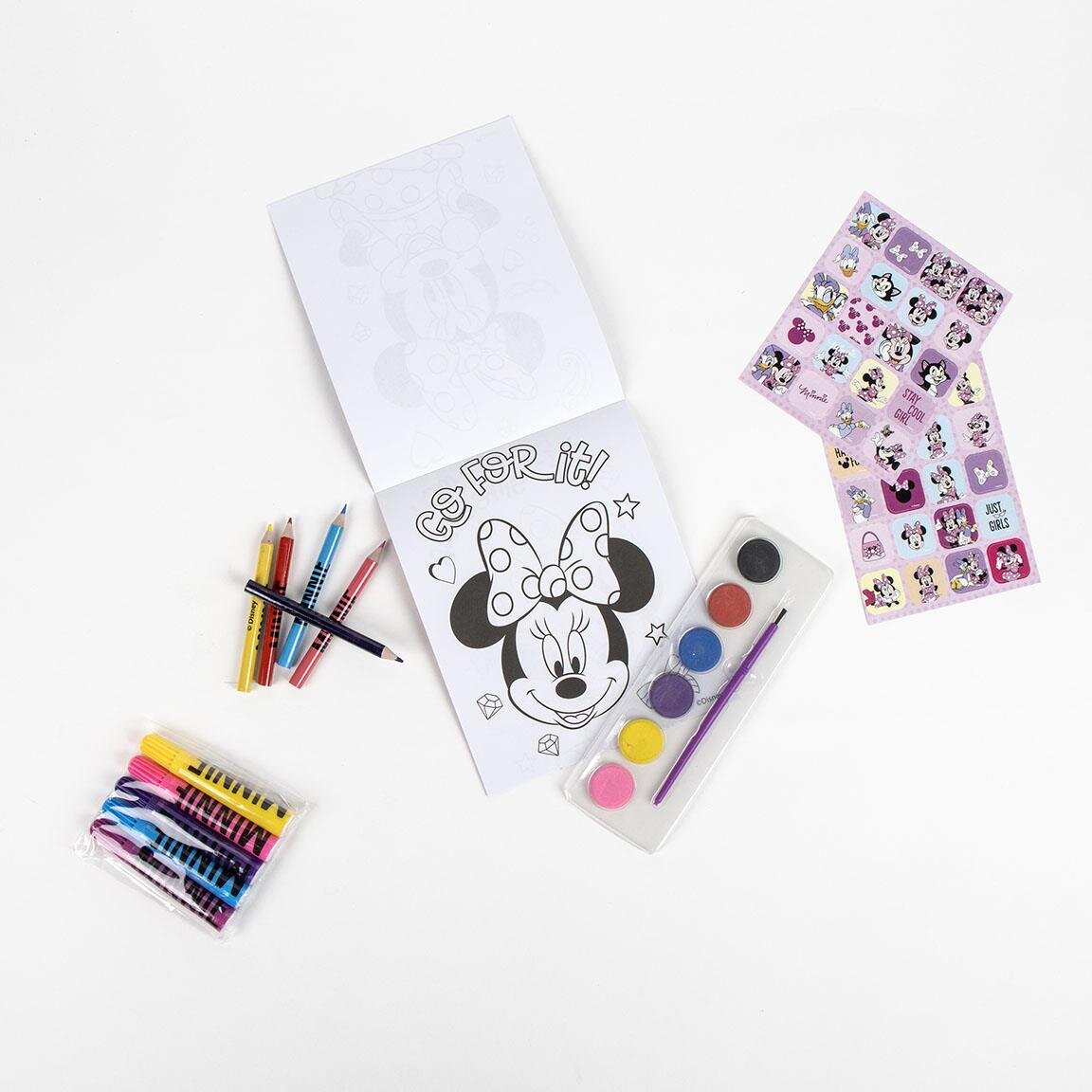 Minnie Maus - 15-teiliger Kreativ-Rucksack