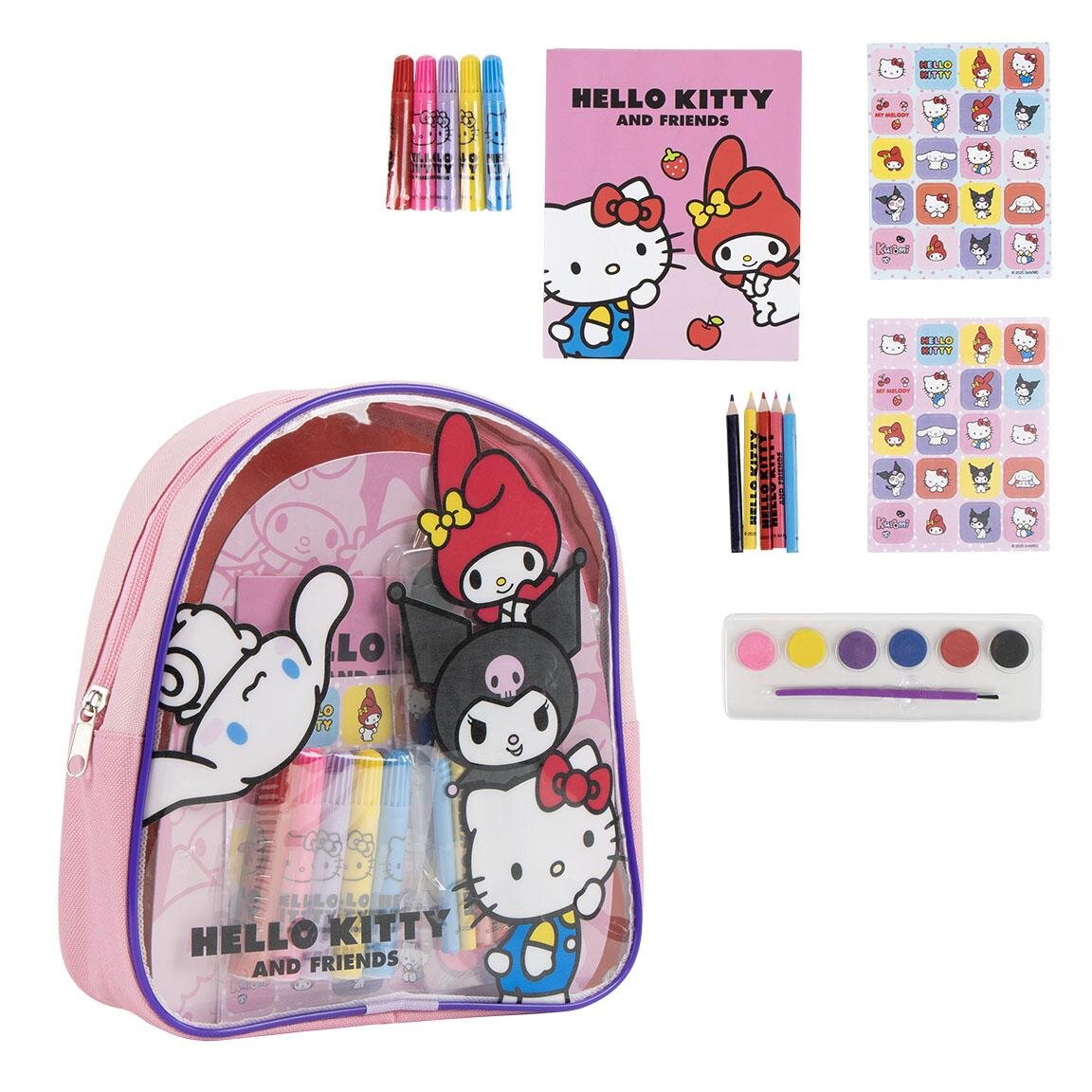 Hello Kitty - 15-teiliger Kreativ-Rucksack