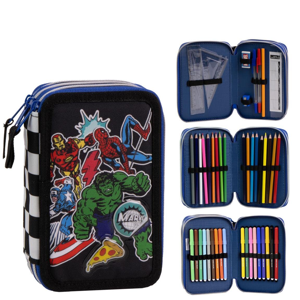 Avengers Federmäppchen mit Zubehör