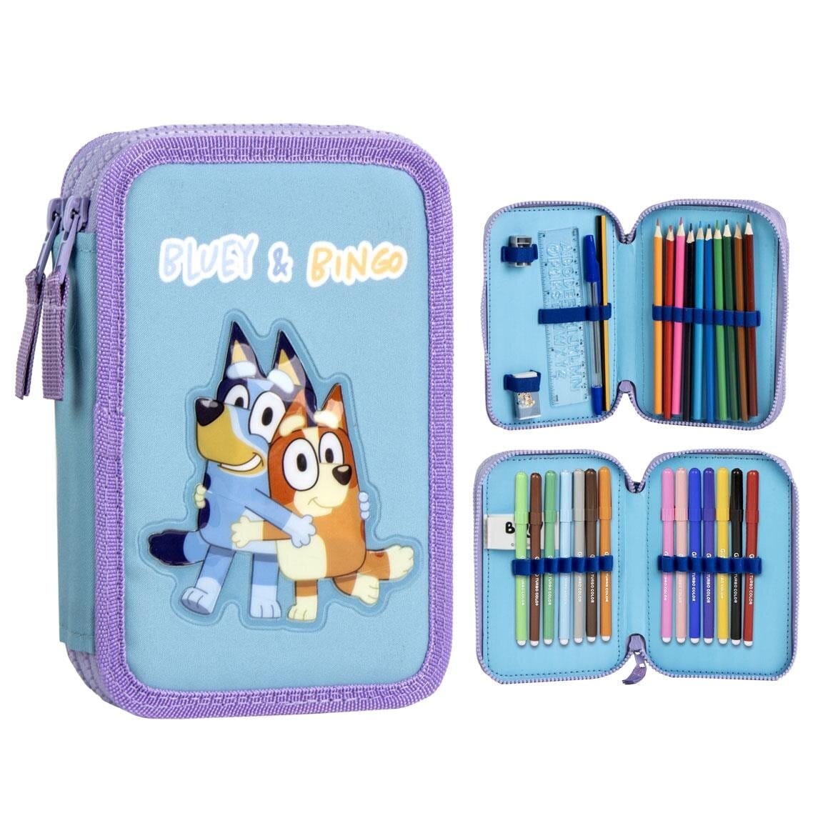 Bluey Federmäppchen mit Zubehör