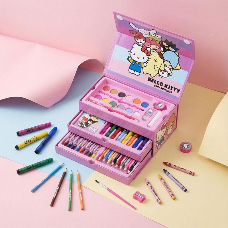 Hello Kitty - Mal- und Zeichenset
