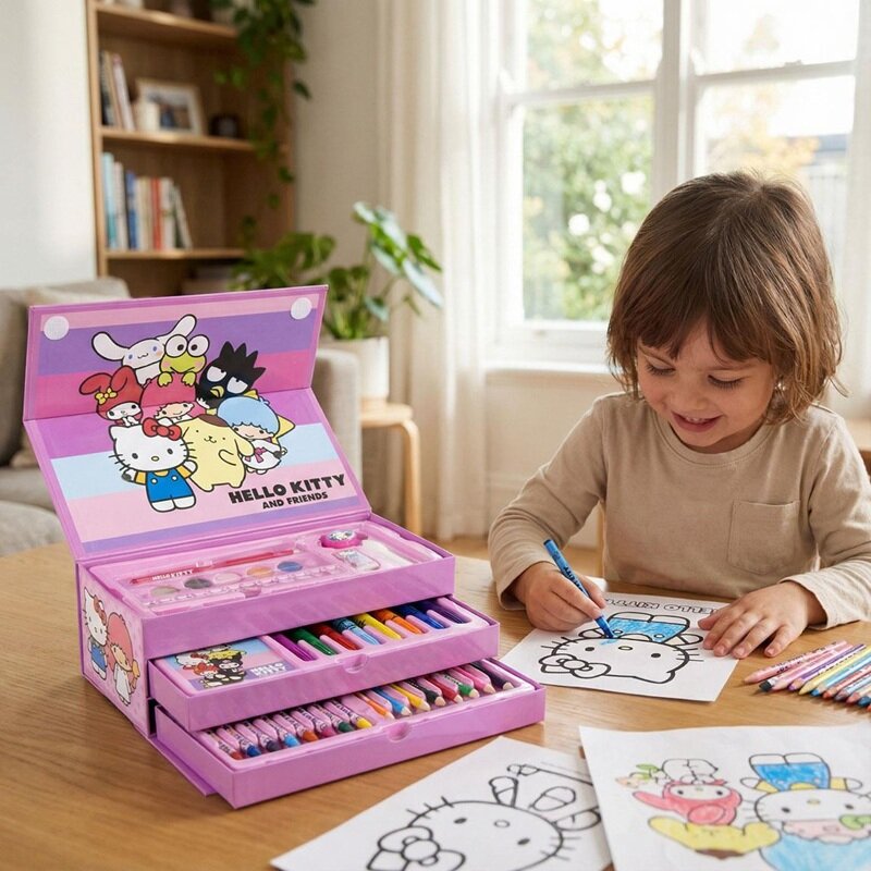 Hello Kitty - Mal- und Zeichenset