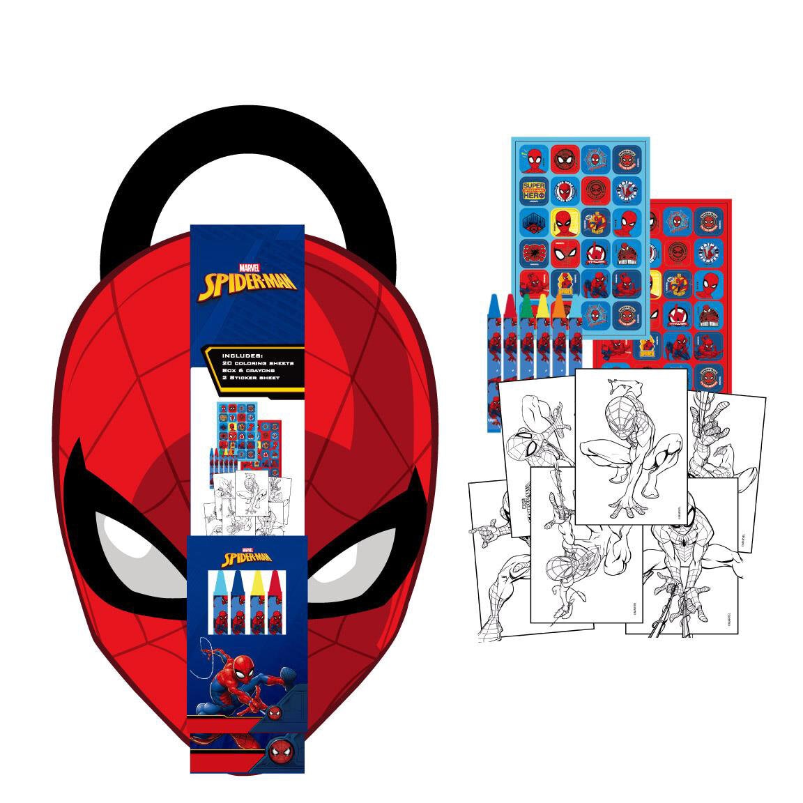 Spiderman - Mal- und Bastelset
