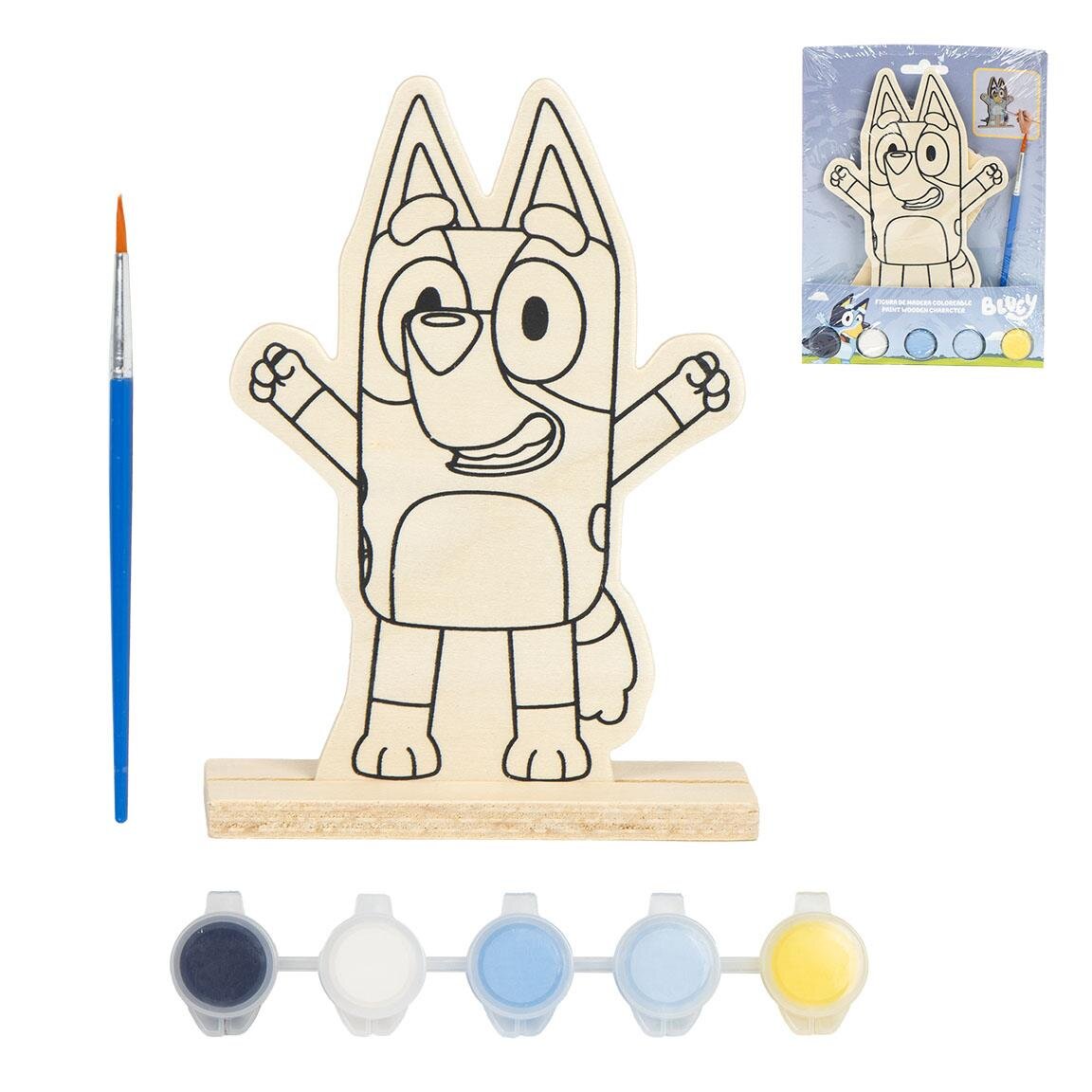 Bluey - Holzfigur zum Bemalen