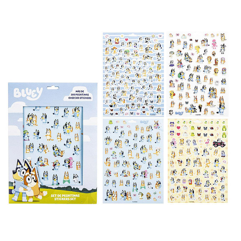 Bluey - Sticker im 300er-Pack