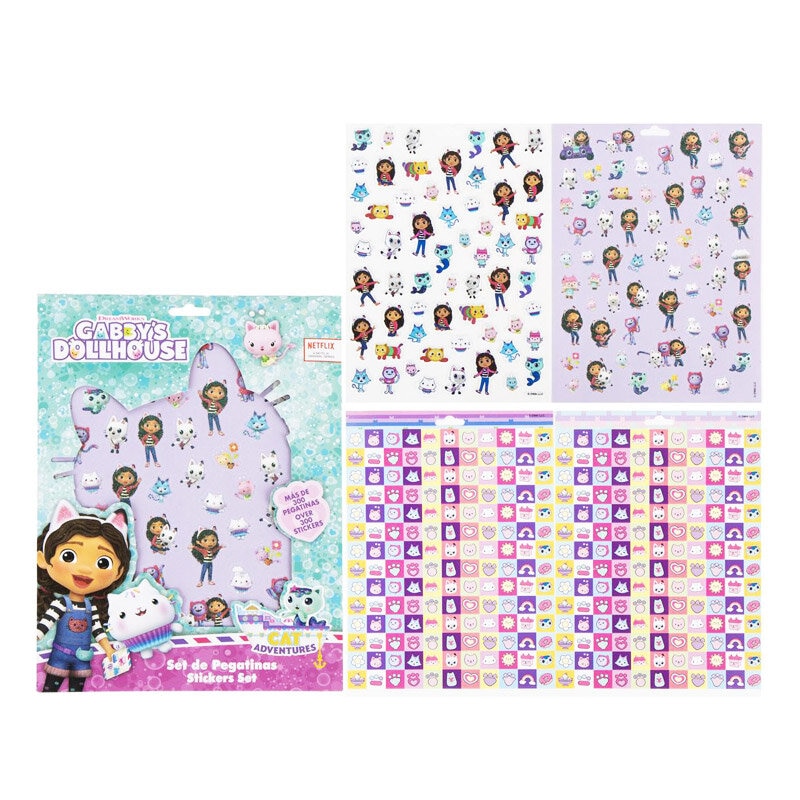 Gabby's Dollhouse - Sticker im 300er-Pack