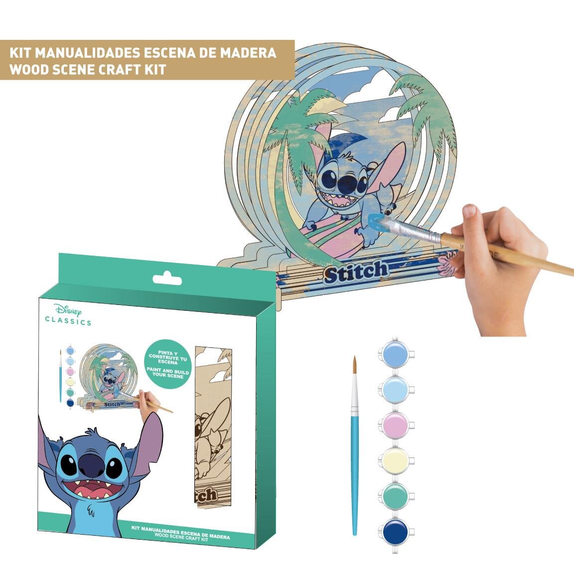 Lilo & Stitch - 3D-Figur aus Holz zum Bemalen