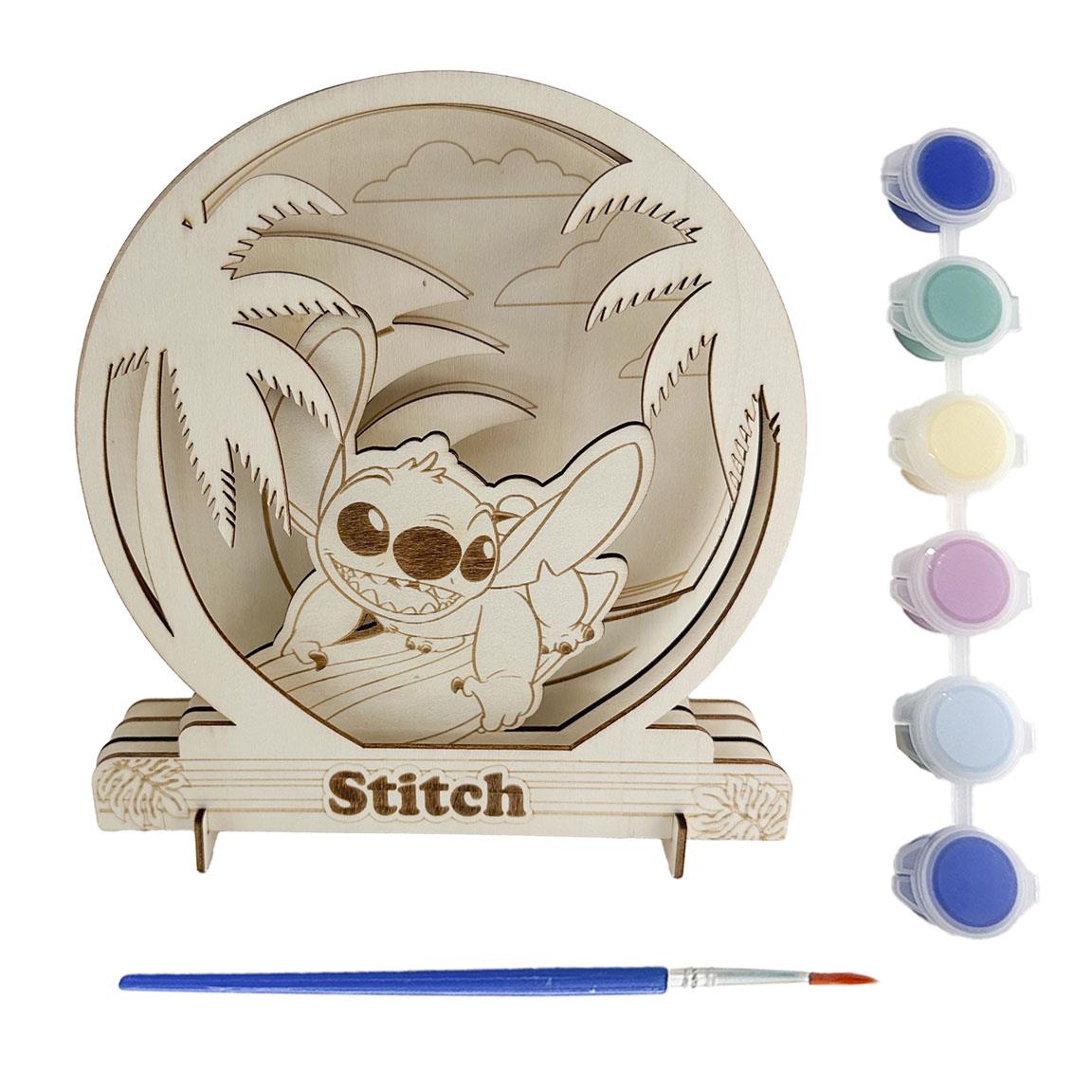 Lilo & Stitch - 3D-Figur aus Holz zum Bemalen