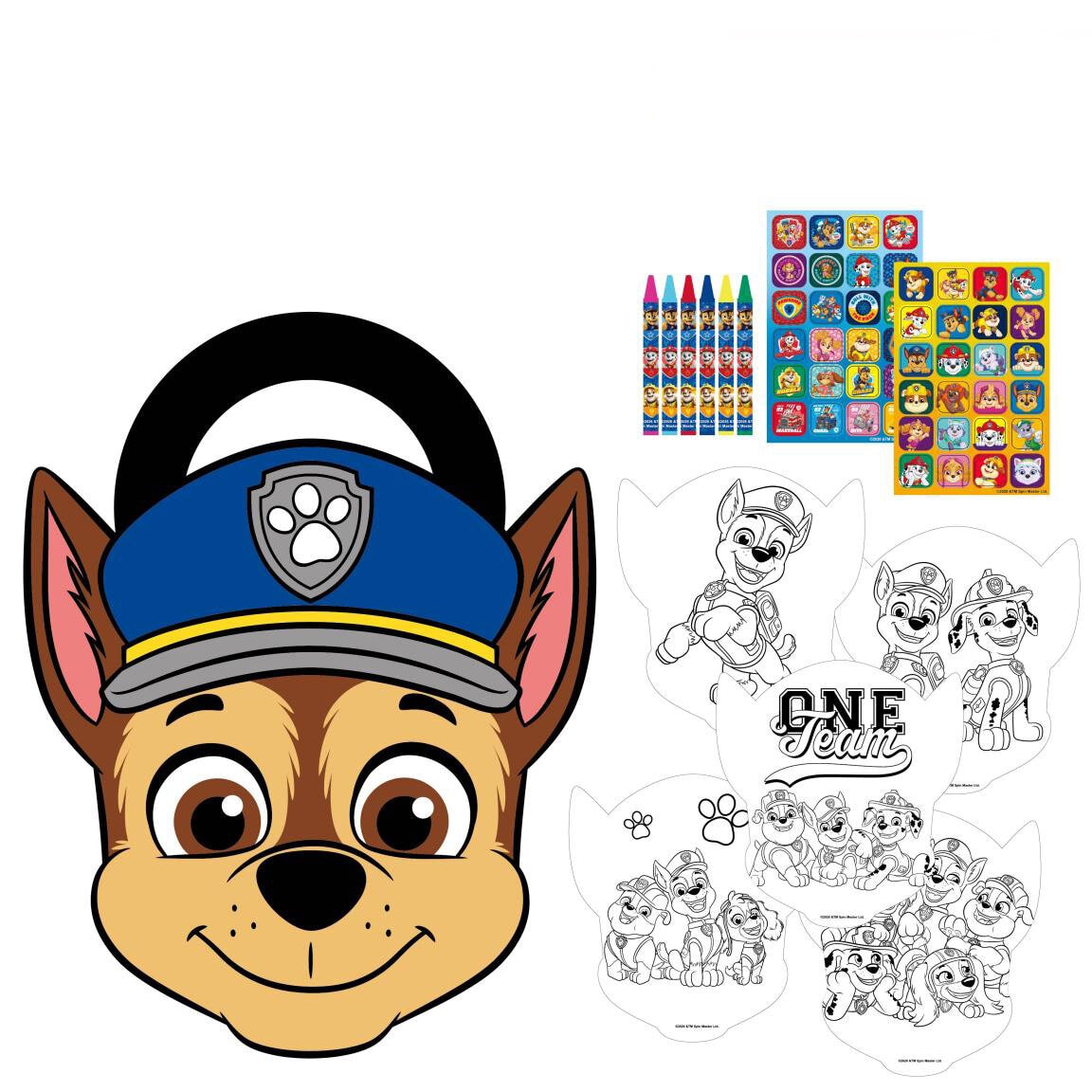 Paw Patrol Malset mit Stickern