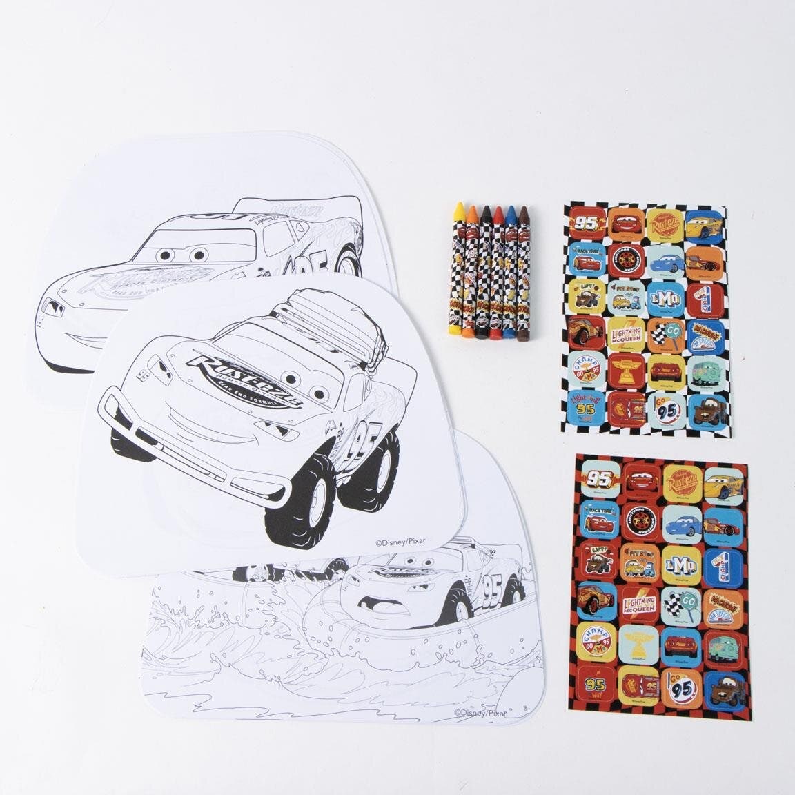 Disney Cars Malset mit Stickern