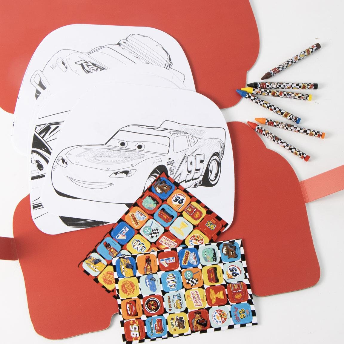 Disney Cars Malset mit Stickern