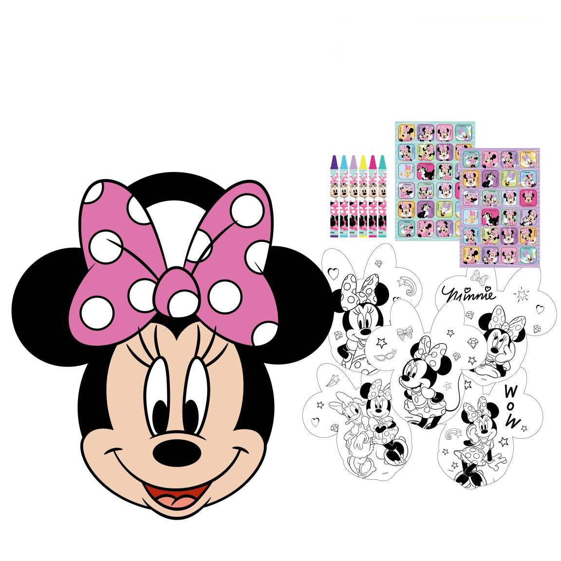 Minnie Maus Malset mit Stickern