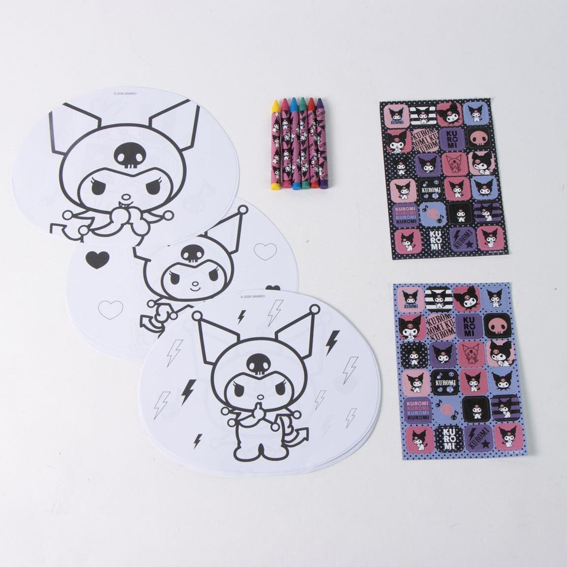 Kuromi Malset mit Stickern
