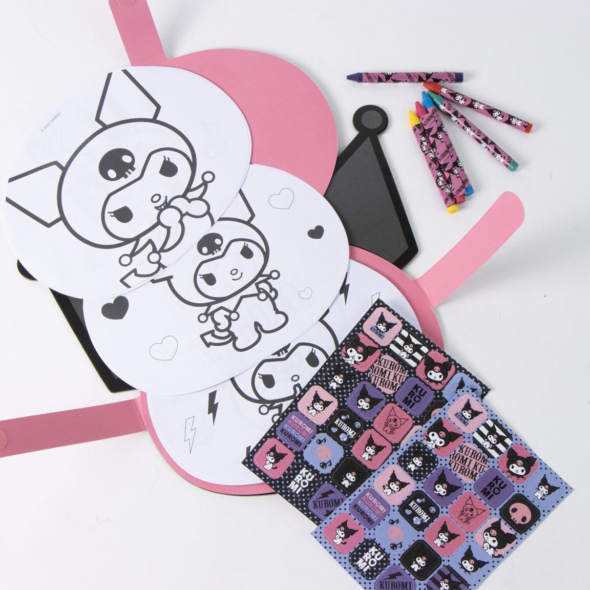 Kuromi Malset mit Stickern