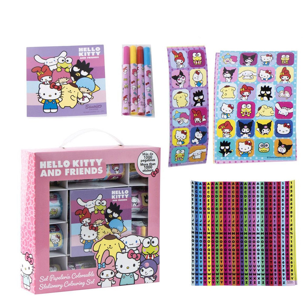 Hello Kitty Sticker- & Malset 1000 Teile