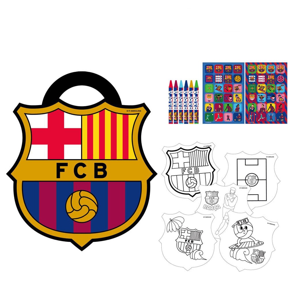 FC Barcelona Malset mit Stickern