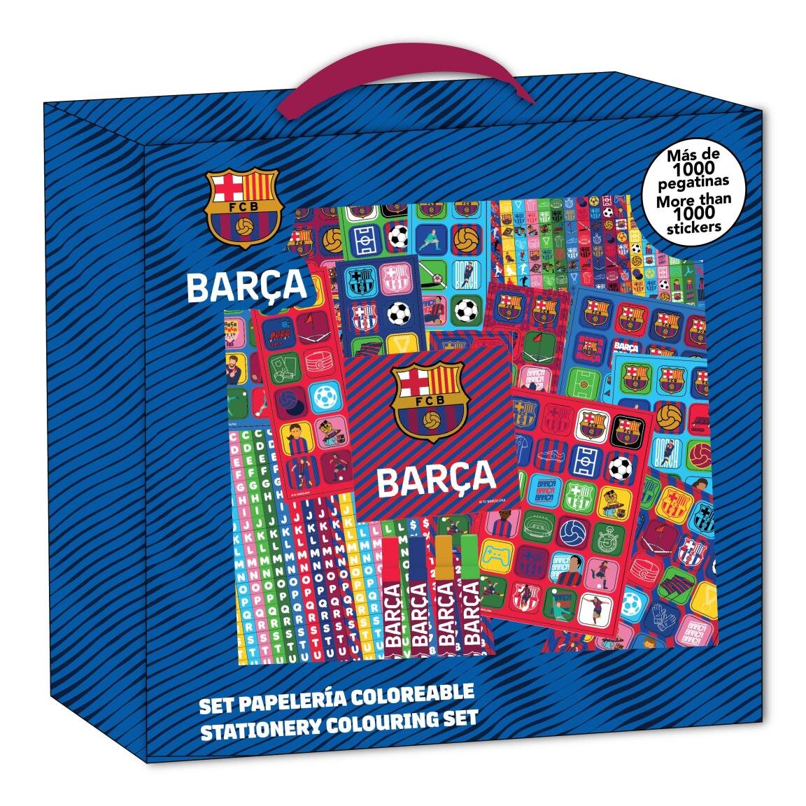 FC Barcelona Sticker- und Malset 1000 Teile