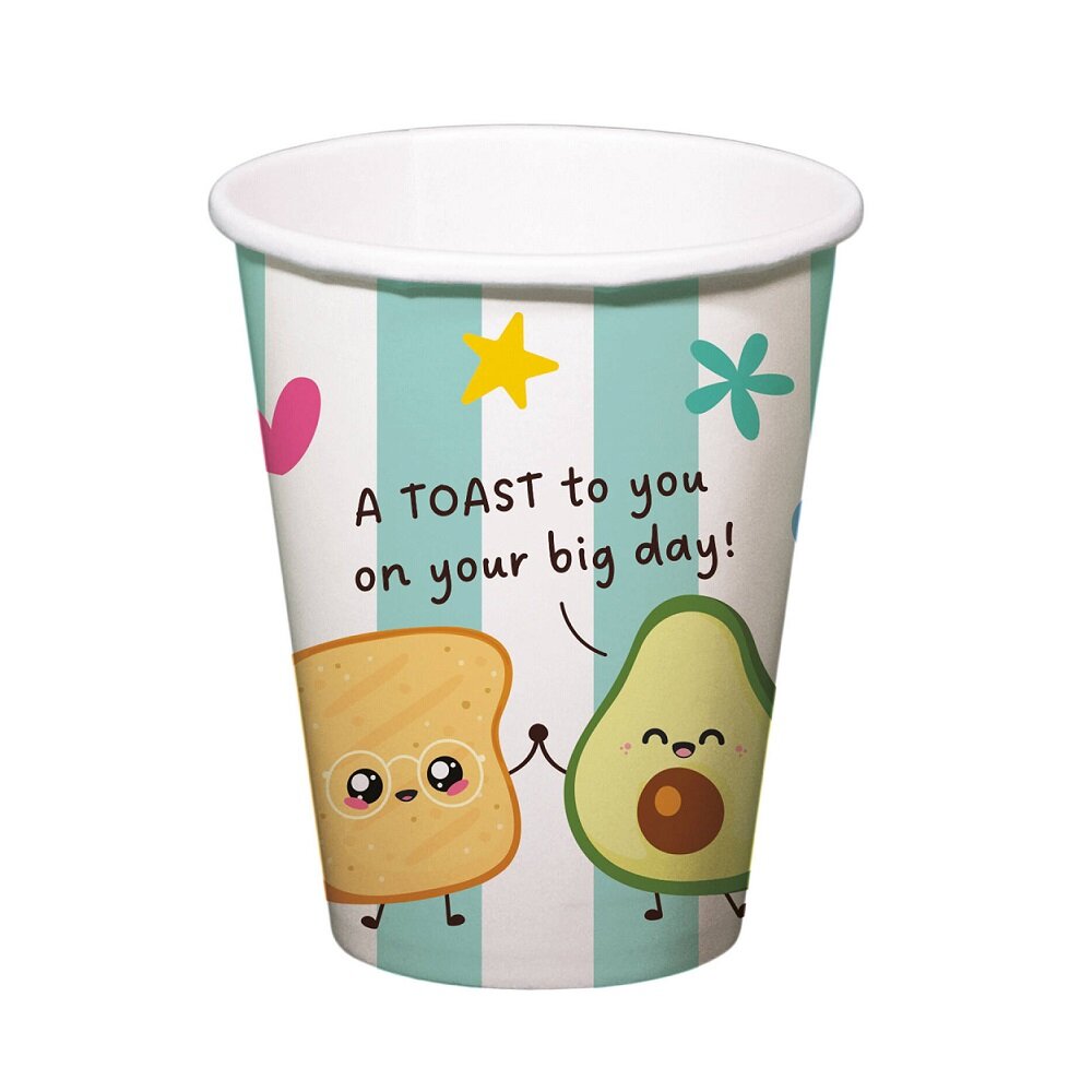 Kawaii Pappbecher 8er-Pack