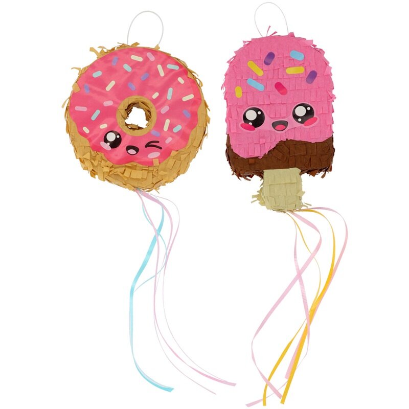Mini Piñatas Kawaii Donut & Eis