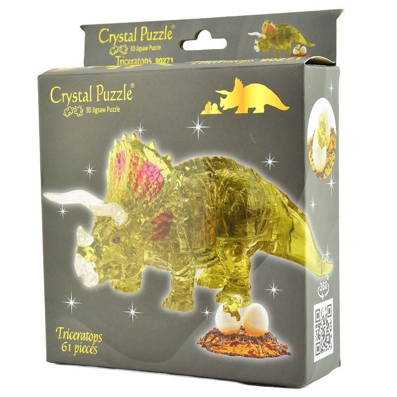 Crystal 3D Puzzle Triceratops