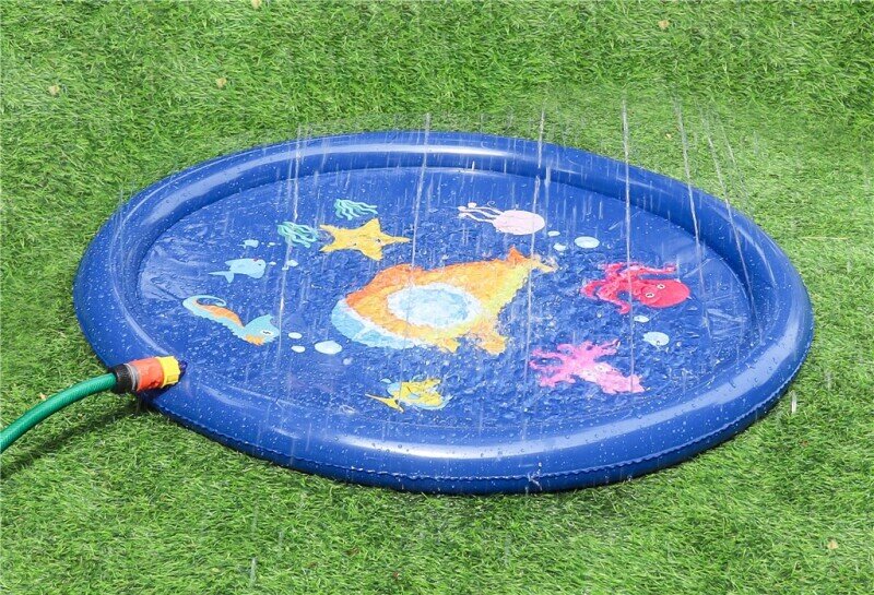 Wasserplanschteppich mit Meeresmotiven 1 Meter