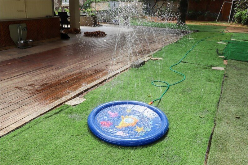 Wasserplanschteppich mit Meeresmotiven 1 Meter